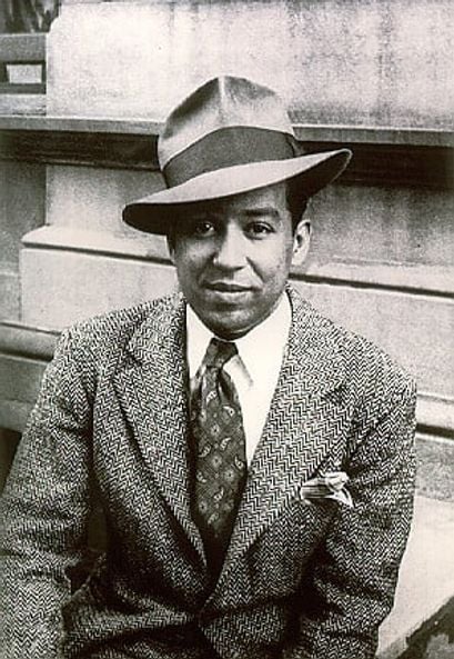 Photo of Langston Hughes in his youth years
