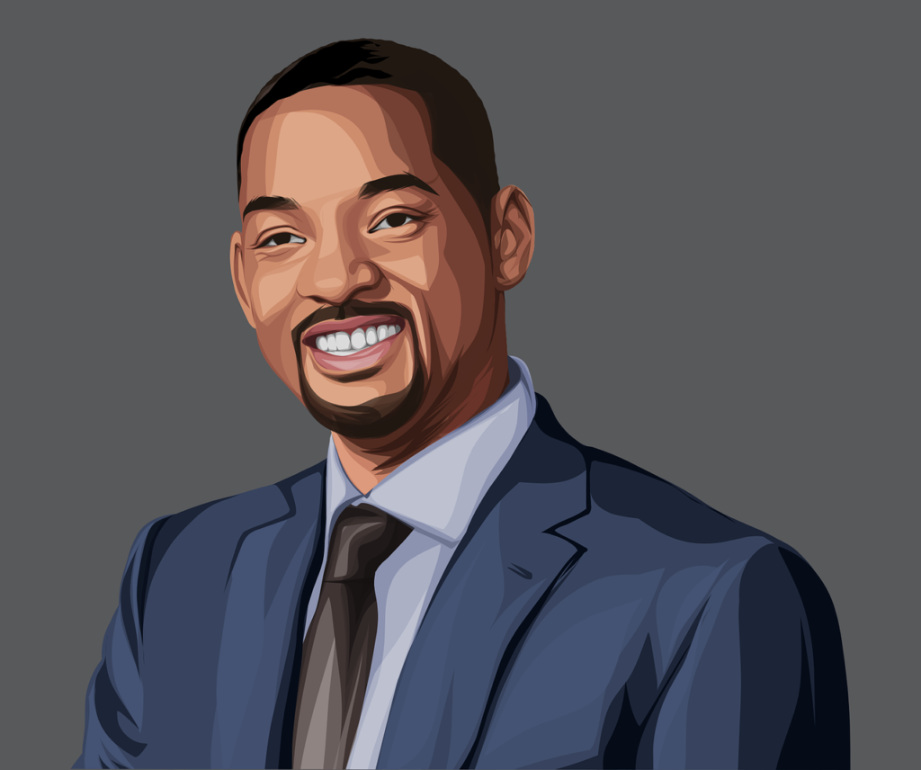 Animated Image of Will Smith Smiling