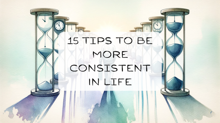 15 Tips To Be More Consistent In Life | Featured Image