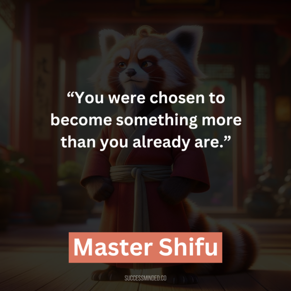 Master Shifu quote about strength and peach tree roots