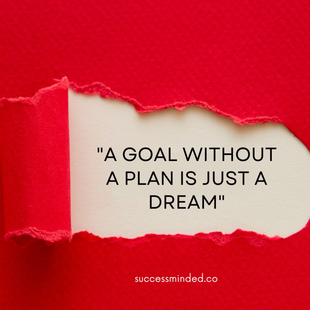 A Goal Without a Plan Is Just a Dream